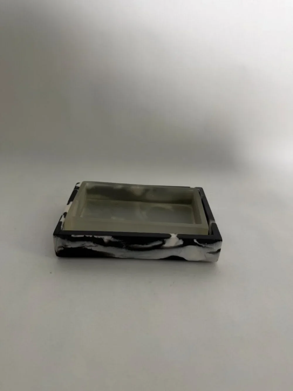 Pigeon and Poodle - Bahia Black Swirl - Designer Soap Dish